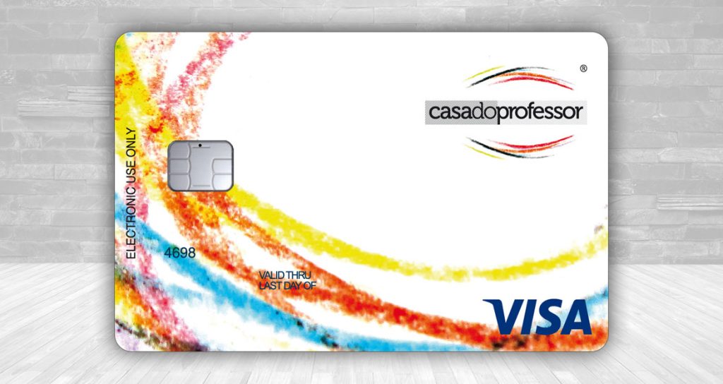 cartão casa do professor